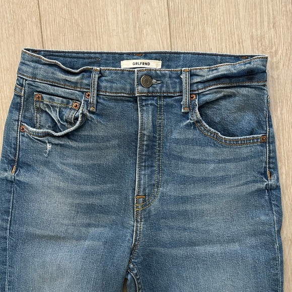 GRLFRND Women Jeans Kendall Amelia High-Rise Skinny Distressed Size 26 - Picture 3 of 10